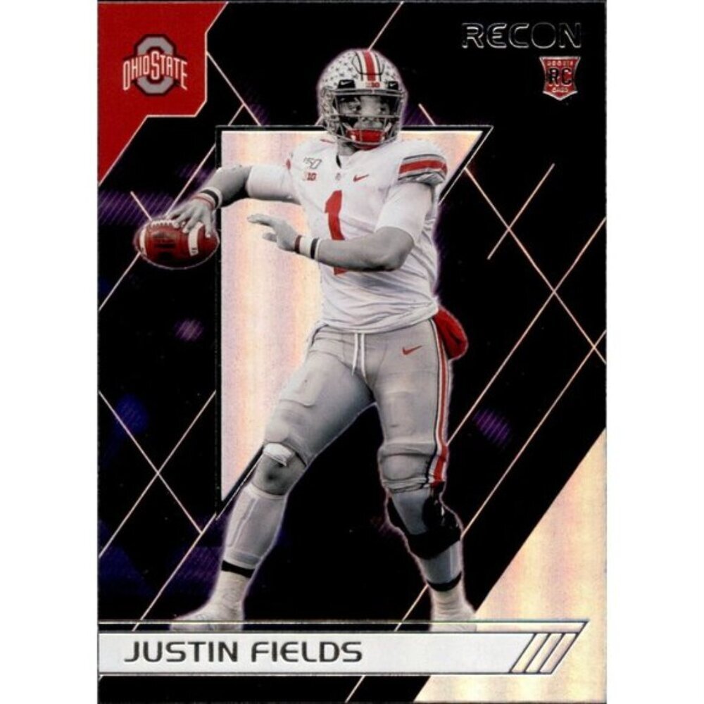 2021 Panini Chronicles Draft Picks Recon #133 Justin Fields Rookie Steelers